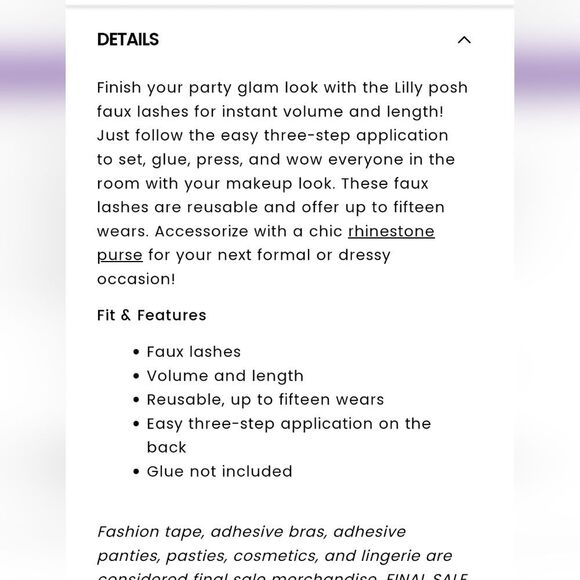 Lilly Luxury Synthetic Lashes - Picture 5 of 9